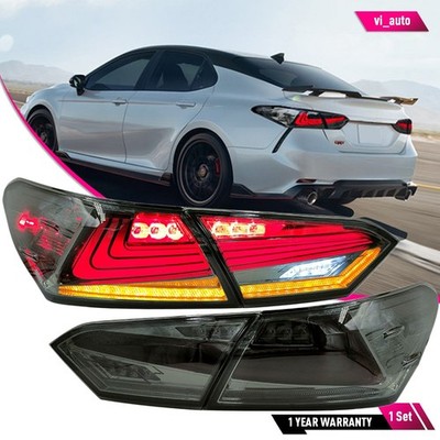 4PCS LED Tail Light Fit For Toyota Camry 2018-2024 Rear Lamp Startup Animation