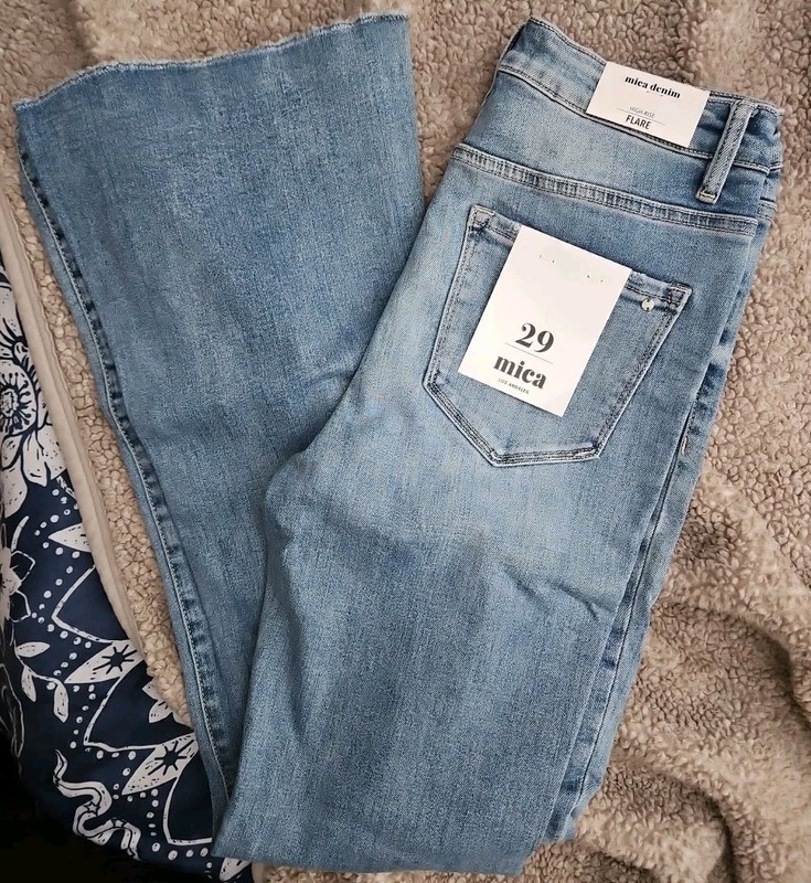 Mica Denim High Rise Flare Jeans Size 29