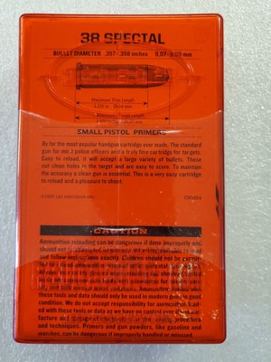 LEE 90257 38 SPECIAL CLASSIC LEE LOADER SET New Sealed