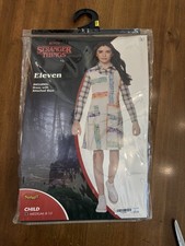 Stranger Things Eleven Costume Child Medium 8-10 Spirit Halloween NEW Netflix
