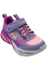 Skechers Toddler Girl's S-Lights Sneakers Cosmic Glow Pink/Purple