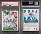 2024 SCORE 35TH ANNIVERSARY ROOKIE DRAKE MAYE RC # 3 PSA 8 NM-MT PATRIOTS