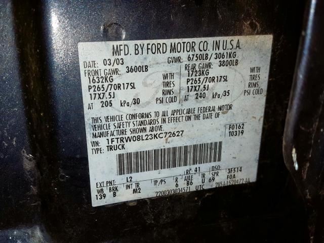 Power Brake Booster Heritage Fits 99-04 FORD F150 PICKUP 1253749