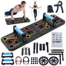 Push-Up Board Home Gym, Portable Fitness Equipment, Pilates Bar, 20-in-1 Workout