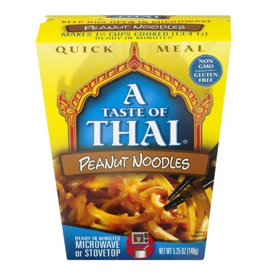 A Taste of Thai Peanut Noodles Quick Meal, 5.25oz (2 Pack)
