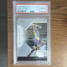 Topps Finest 2004-05 Kobe Bryant Lakers Refractor /249 #8 PSA 10