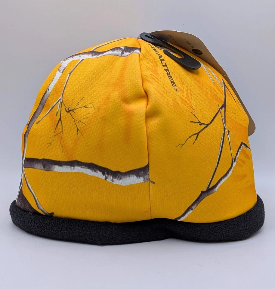 NEW NWT Hot Shot Youth Cap Beanie Yellow Camo Realtree Hat HotShot Camouflage  - Image 4 of 4