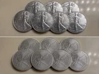 2025-W Proof American Silver Eagle 1 oz .999 Fine Silver West Point ASE Lot Of 7