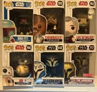 Funko Pop Star Wars Lot of 6 Boba Fett Chewbacca Luke BB-8 Damaged Boxes