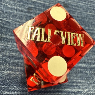 NIAGARA FALLS, FALLSVIEW CASINO DICE, DRILLED & MATCHING NUMBERS. 1 Pair, 2 Dice