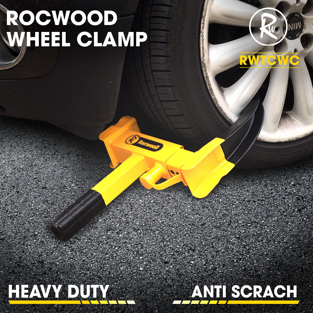 Caravan Wheel Clamp Lock Heavy Duty Anti Theft Trailer Security