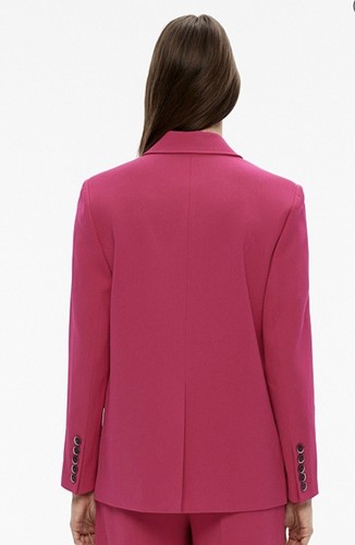 Witchery Womens Blazer Size 12 Hot Pink Single Breasted New With Tags Layering - Picture 2 of 8