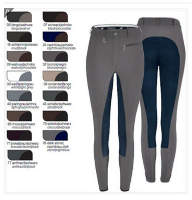 Pikeur Breeches Lugana Kids, Childrens Breeches Pikeur Lugana Youth, Black-Choco