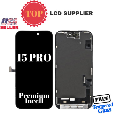 For iPhone 15 Pro LCD Display Touch Screen Digitizer INCELL Premium 120hzâœ USA
