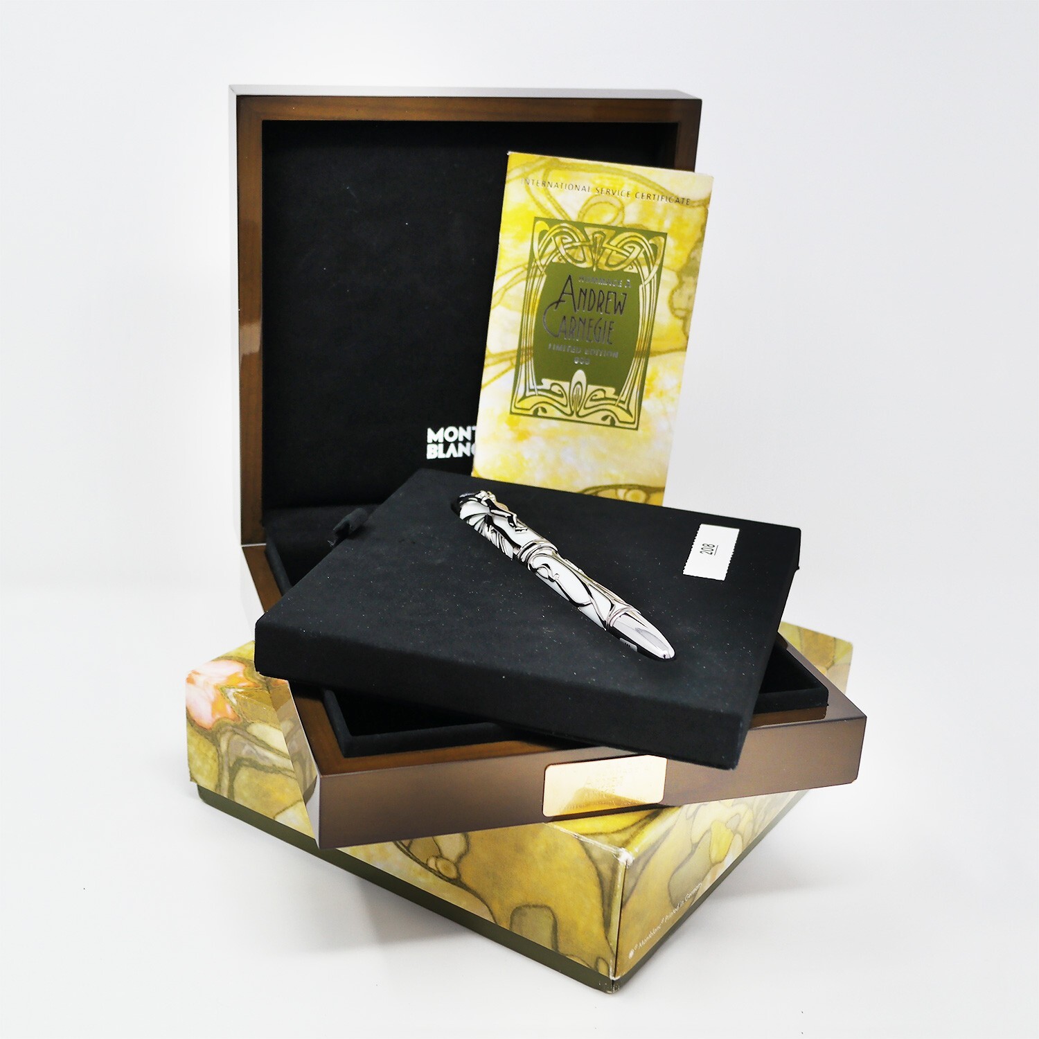 Montblanc Patron of the Arts Andrew Carnegie 888 Solid Gold