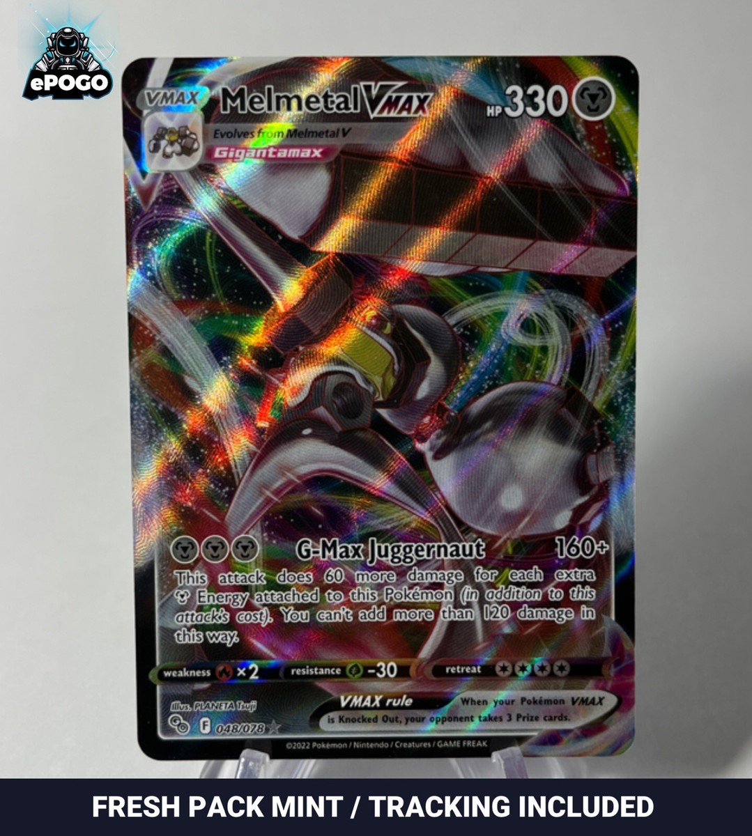 melmetal vmax pokemon card price Melmetal VMAX 048/078 Full Art Pokemon TCG: Pokémon Go Card MINT SHIPS  TODAY!
