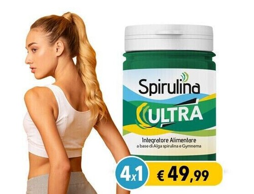 Spirulina Ultra ® ORIGINALE Integratore Dieta Brucia Grassi perdi peso 240 compr - Foto 4 di 4