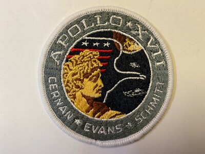 PK2042 NASA Mission Patch Apollo17 Cernan Evans Schmitt L2A