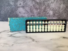 Japanese Vintage Miniature Abacus w/ Box
