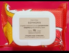 Sephora Grapefruit Cleaning Wipes 20 Pack New Sealed