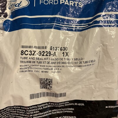 #ad #ad Genuine Ford Kit Tube And Seal 8C3Z 9229 A $19.60