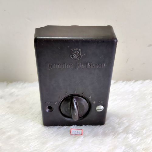 Vintage Bakelite Cromptom Parkinson Speed Fan Regulator Electric Decorative TL16 - Picture 1 of 7