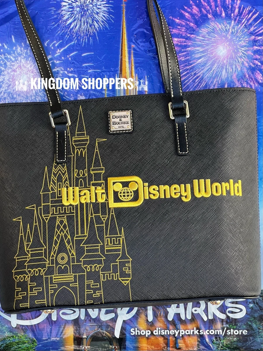 2023 Disney Parks Dooney Bourke Cinderella Castle Magic Kingdom Tote Bag NEW