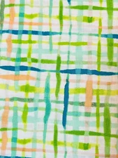 Windham FABRIC Summersault-Picnic Basket Mint Fat Eighth 9x21