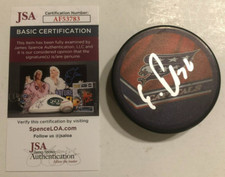 EVGENY KUZNETSOV SIGNED WASHINGTON CAPITALS HOCKEY PUCK W/ CASE JSA COA