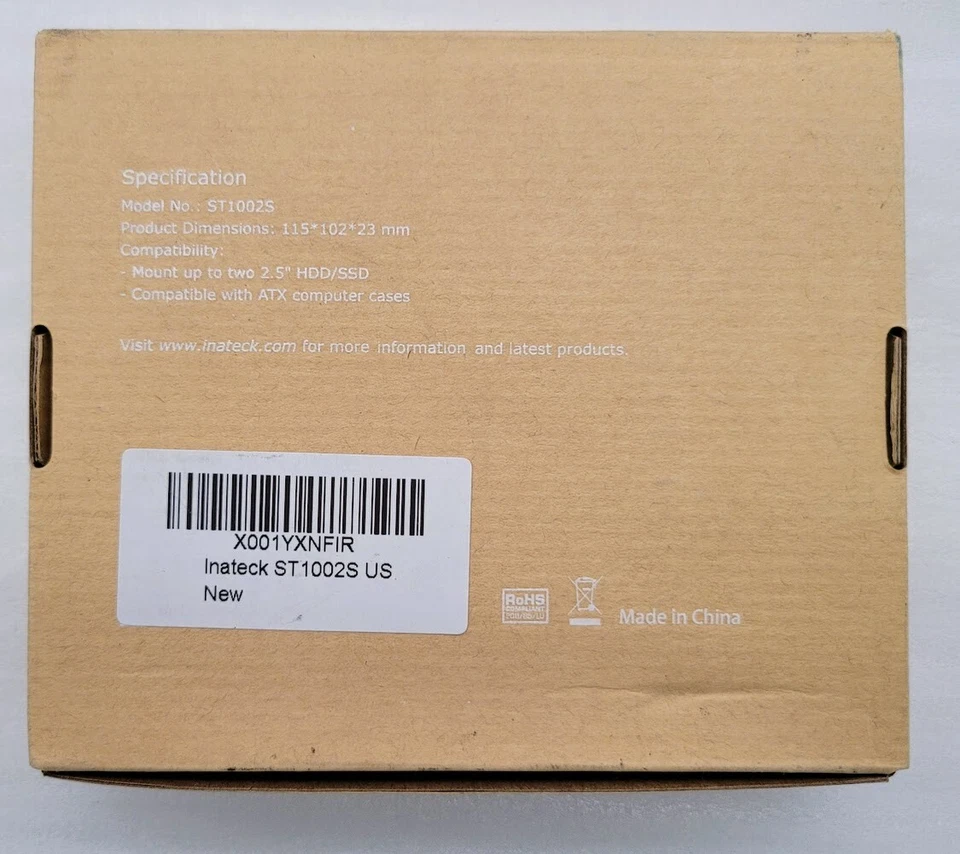 LOT9Inateck 2.5" To 3.5" Hard Drive Internal Mounting Kit W/ Data & Power Cables - Image 3 of 4