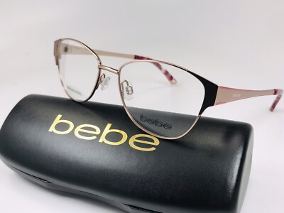 New Bebe 5159 770 Rose Gold Eyeglasses 51mm With Bebe Case Ebay