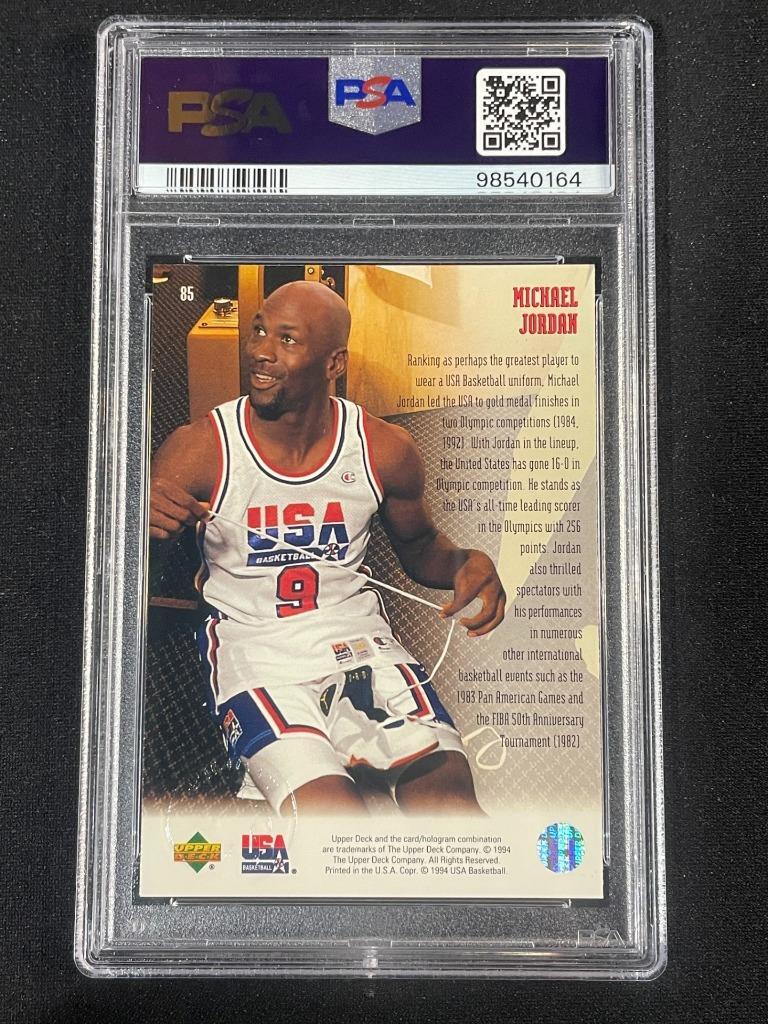 Michael Jordan 1993 Upper Deck USA #85 PSA 9 MINT - Bulls GOAT | eBay