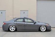 HIC USA 2009 to 2014 TSX Euro R sedan rear roof window visor + side visors combo