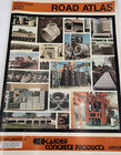 1987 Rand McNally Road Atlas USA Canada Mexico Complements Of Carder Concrete