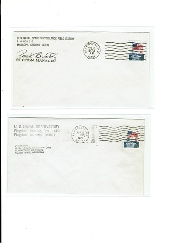 Apollo 16 ARIZONA April 1972 Tracking Stations 5 Space Covers !! - Picture 2 of 2