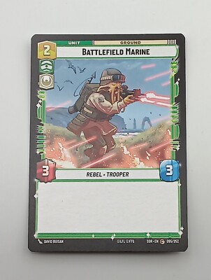Star Wars Unlimited TCG Einzelkarte Battlefield Marine NM
