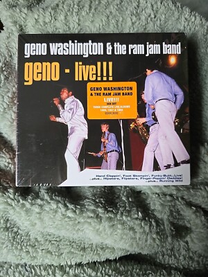 Geno Washington & Ram Jam Band - Geno - Live!!!   1966-67 3CDs Neu/versiegelt 