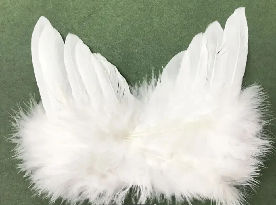 Recién Nacido Bebé Pluma Alas de Ángel Fotografía Accesorios PRIMERA FOTO BEBÉ NUEVO EN PAQUETE Foto 3 de 4