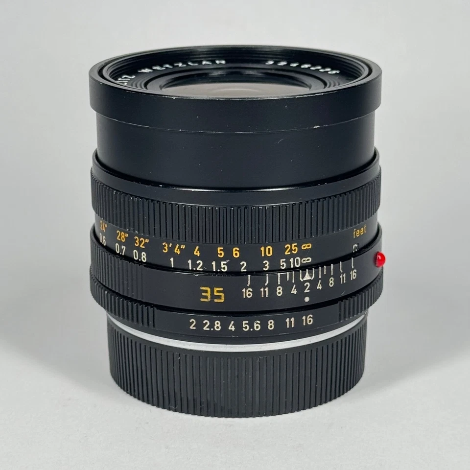 Leica Summicron-R 35mm f/2 3-cam SLR Lens GERMANY ver.2 11115 CLA'd - Image 2 of 4