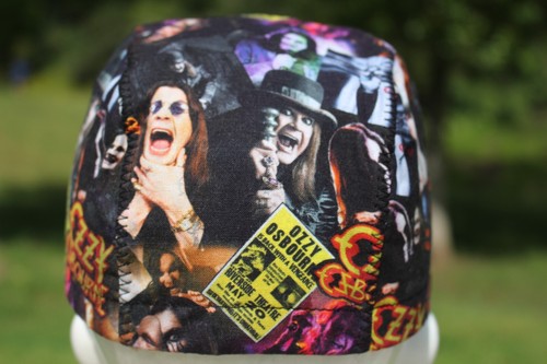 CYCLING CAP OZZY CRAZY TRAIN 100% COTTON HANDMADE IN USA - Picture 4 of 10