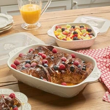 Princess House Marbella 9" x 13" Bake & Store Dish (3491) New!