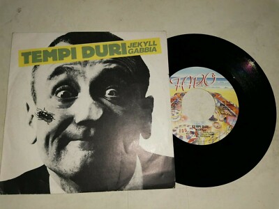 TEMPI DURI Jekyll / Gabbia Italy PS 1983 7'' M - Cristiano De André