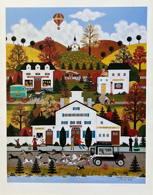 Jane Wooster Scott DOGGIE DELIVERANCE Hand Signed Limited Edition