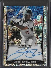 2018 Leaf Metal Flash JOSH STOWERS Silver Prismatic Auto RC Yankees