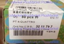 NEW 50pcs Phoenix Contact PT 4-QUATTRO Straight through terminal block 3211797