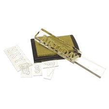 3x Acrylwürfel Acrylblock Stempelblock Clearstamp Stempelplatte Silikon Stempel