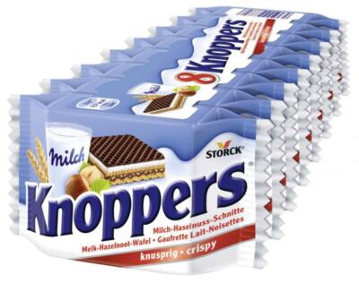 Storck Chocolate | Knoppers Bar | 7 Ounce Total /200 Gr | Storck Sweets