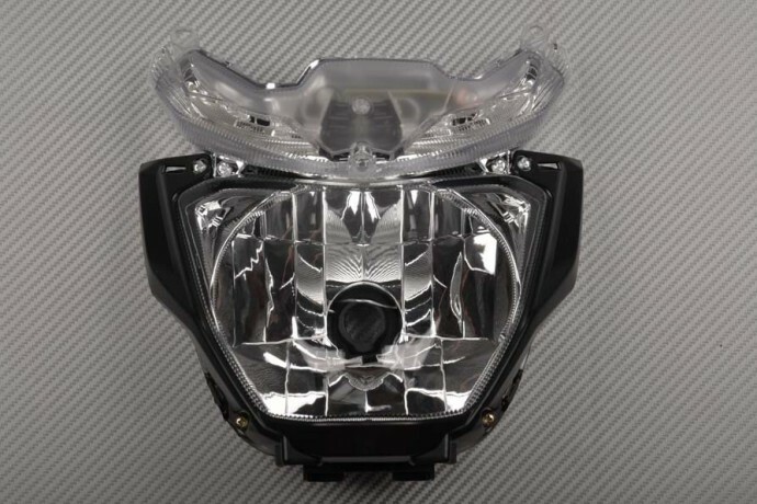 Phare avant Yamaha MT03 grand angle éclairage halogène renforcé