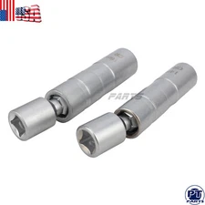 14MM 16MM Thin Wall Magnetic Swivel Spark Plug Socket 12-Point Removal Tools