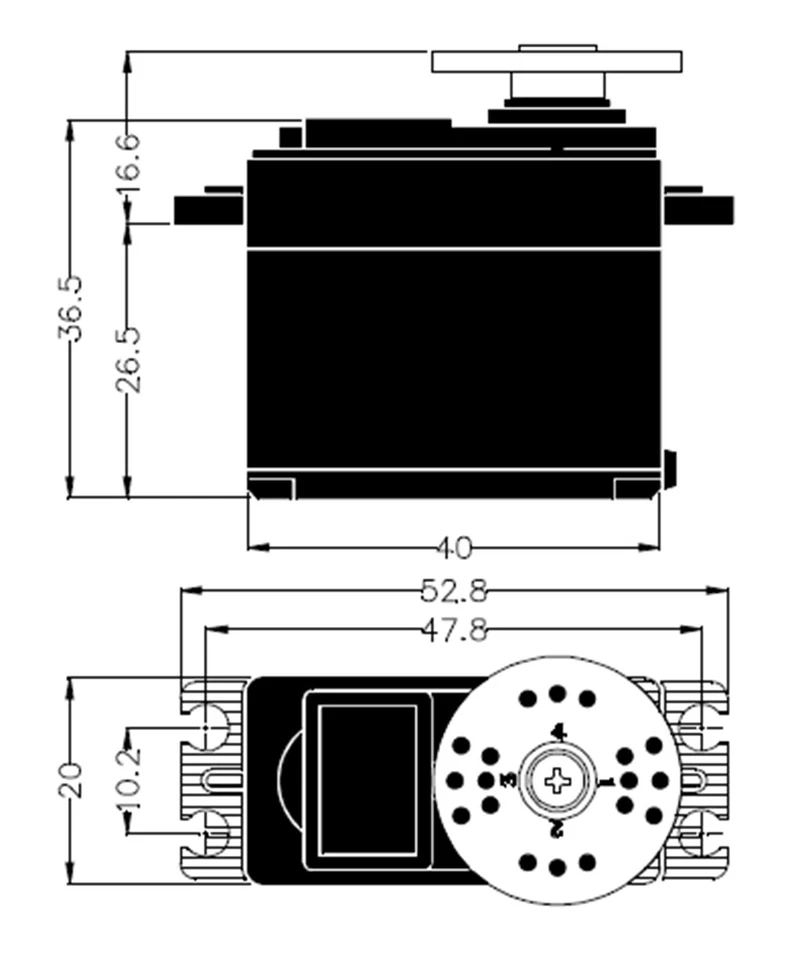 Hitec Servo HS-311 Neu von MPX - Bild 2 von 2